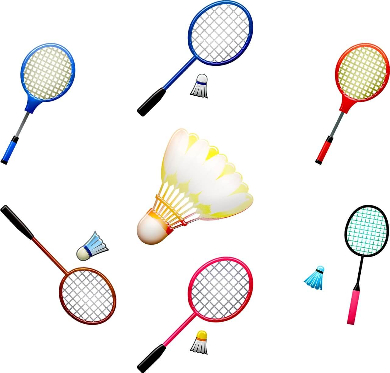 Details about   2 x Badminton Racket with 3 Types Ball Set Children Practice Badminton Equipment 