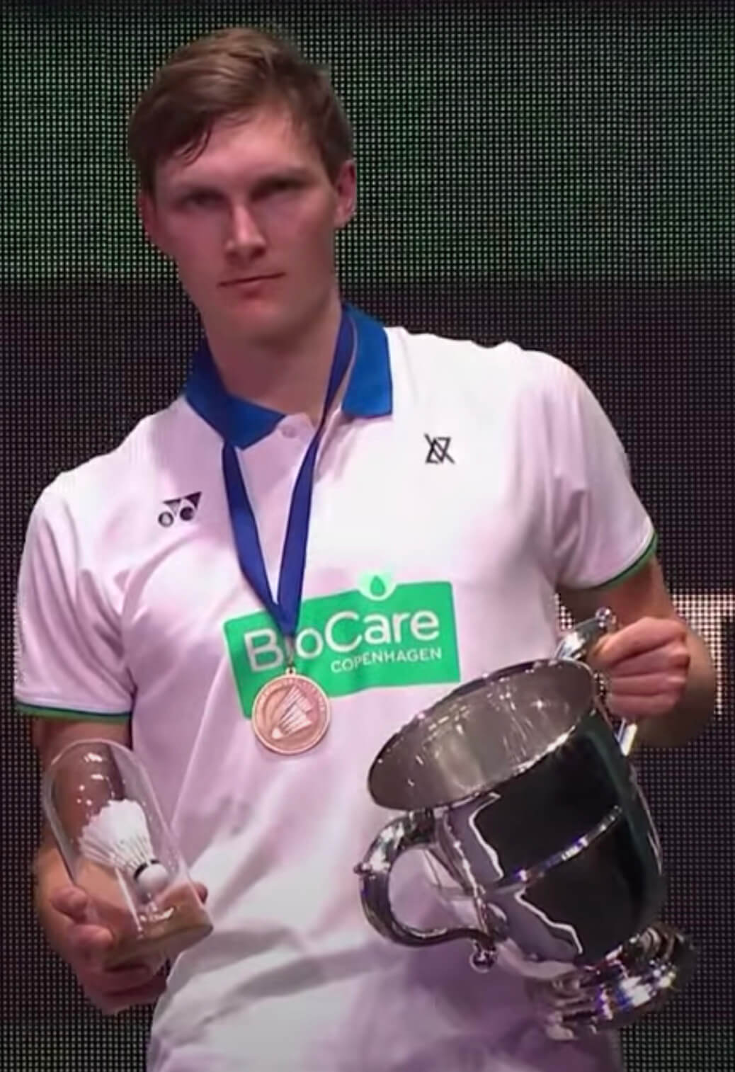 Viktor Axelsen - Winner of the All England Open 2020 in Men's Singles.