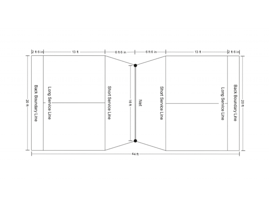 Hourglass Badminton Court