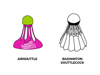 AirShuttle VS Badminton Shuttlecock