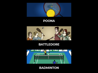 Poona, Battledore and Badminton