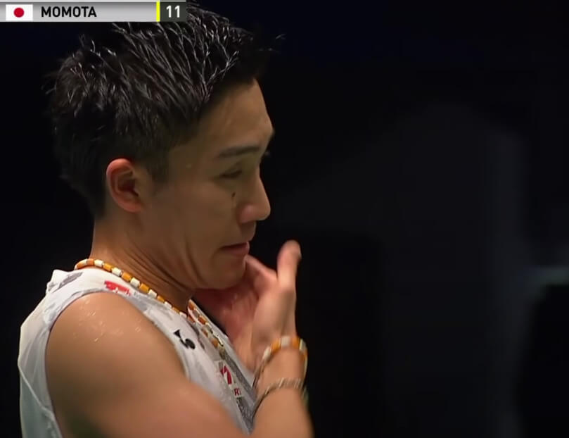 Wiping Sweat Off Face