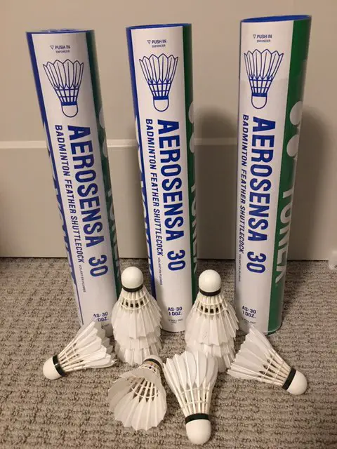 YONEX AEROSENSA 30 AS30 Feathered Badminton Shuttlecocks Tube of 12 NEW SEALED 