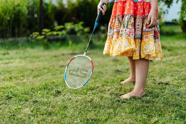 Badminton on Grass