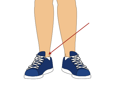 Badminton shoes keep the feet and ankles safe!