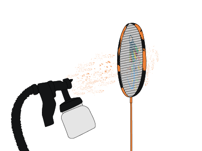 Image-Painting the Racket