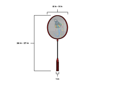Badminton Racket Dimensions