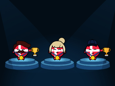 Denmark Winning 3 Categories