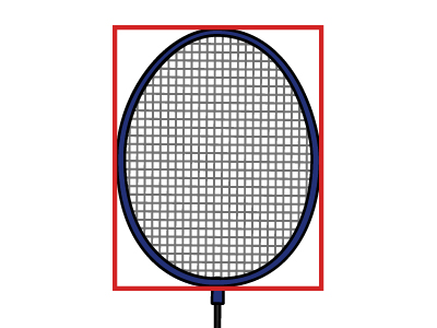Oval Racket Head