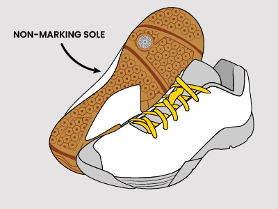 Non-Marking Sole (Brown Gum Sole)