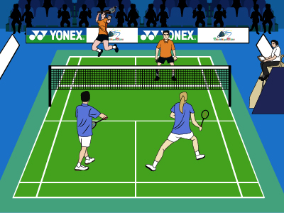 Doubles Match Area of Play