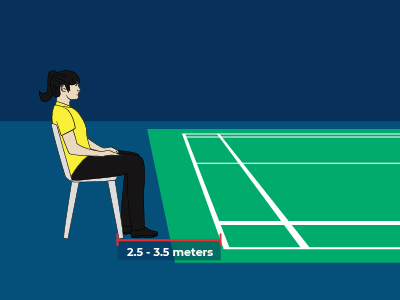 Position of a Line Judge
