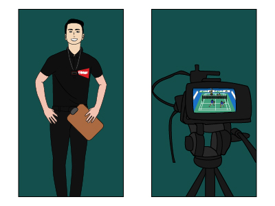 Officials + Hawk-Eye