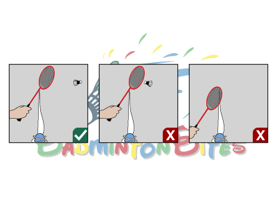 When Can A Badminton Racket Cross The Net?