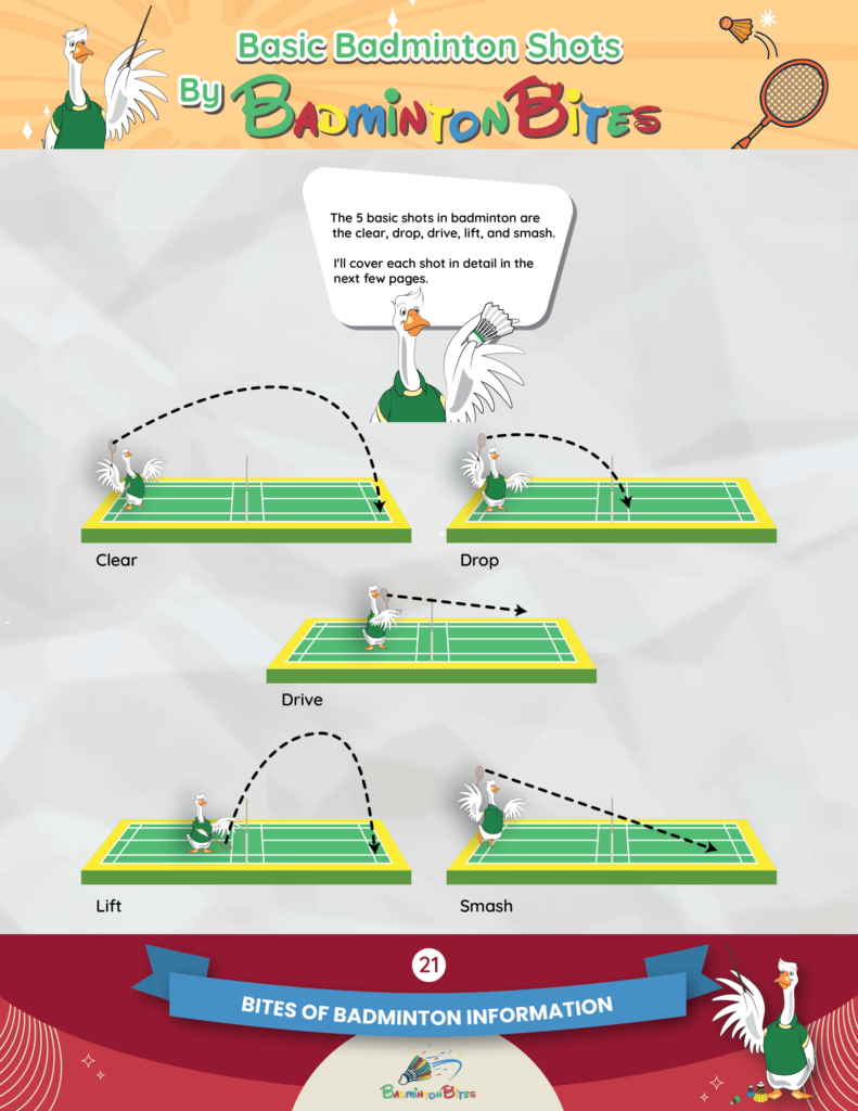 Types of Badminton Shots
